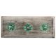 Mint Interior Cut Glass Wooden Hooks
